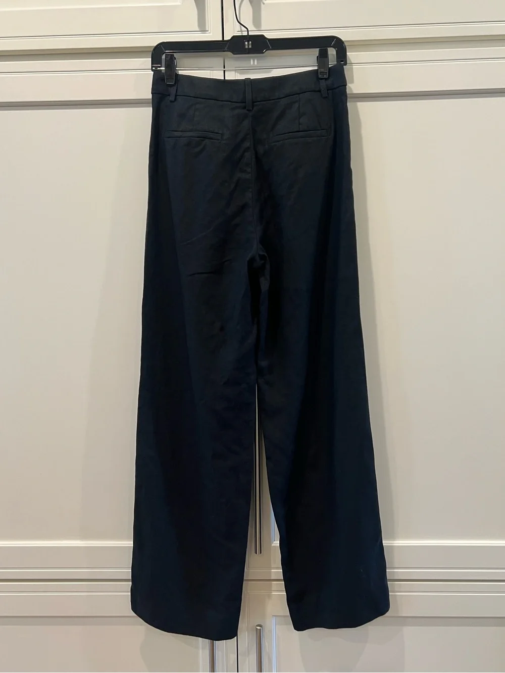 Banana Republic Black 100% Linen Trousers Size 0 - Classic Tailored Fit